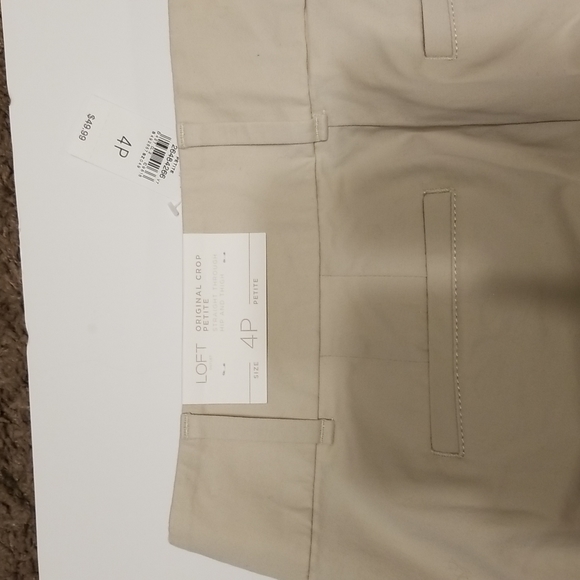 Loft Original Crop petite 4P Khaki colour - Picture 3 of 3